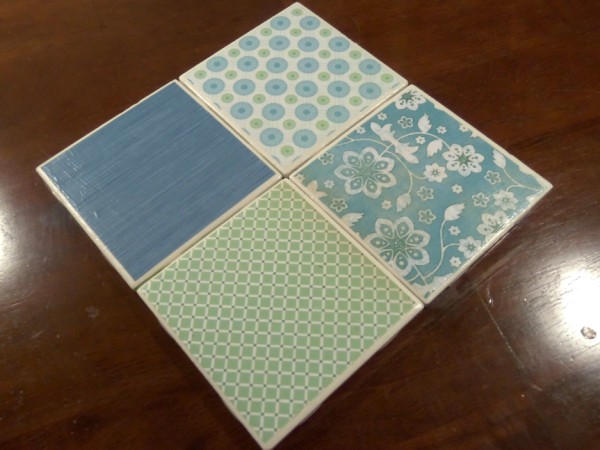 DIY Tile Coasters Tutorial